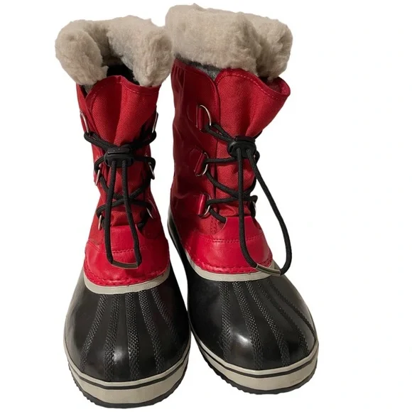Sorel Red and Black Winter Boots - Picture 4 of 9